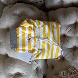 Invicta Icon Women's Yellow/White Stripes Minisac Backpack